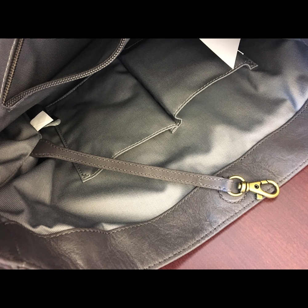 Frye Gray Leather Hobo Bag - Picture 4 of 10